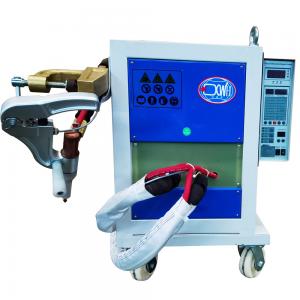 China Pulse Steel Hand Operated Brass Single Side Spot Welding Machine For Sheet Metal on sale
