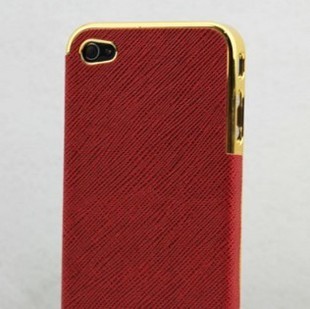 Genuine Leather Back Case for iPhone 4 4S