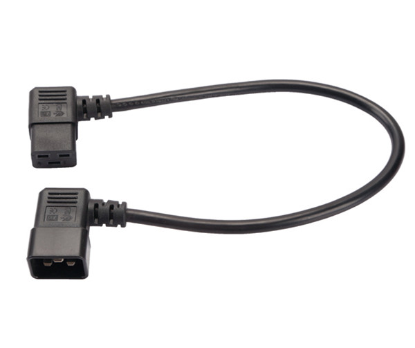 IEC 320 C14 Y Split Power cord, C14 to C13+C7 short power cable 30CM