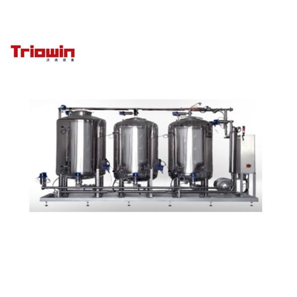 CIP Cleaning System Industrial Fermentation Equipment Used In Food Dairy And Beverage Production