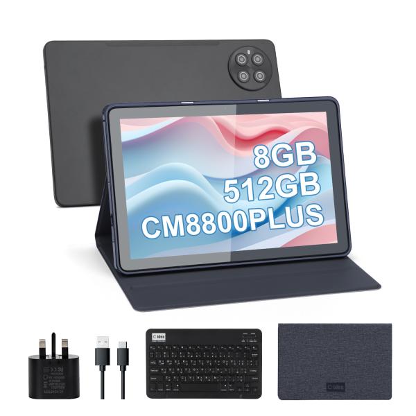 C Idea 8GB RAM 512GB ROM WiFi Android Tablet PC Tablet With SIM Support CM8800plus