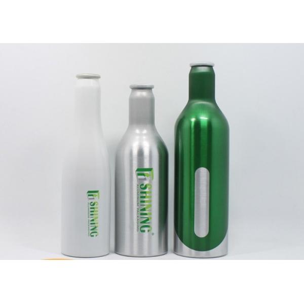 Recycling Durable Aluminum Beer Bottles Aluminum Beverage Bottles UV Proof