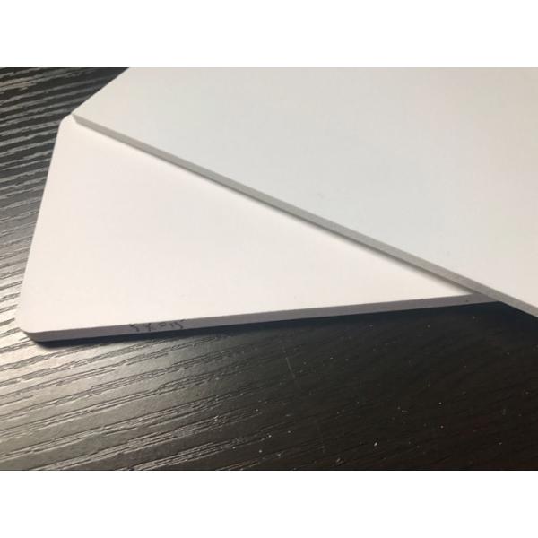White Rigid PVC Lightweight Foam Board Advertising Moisture Proof UV Printing