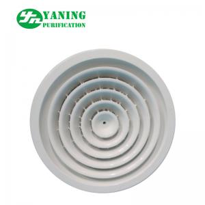  HVHC System Clean Room Ventilation , Aluminum Round Air Vents Grille Manufactures