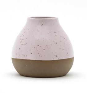 China 8 inch 7 inch 4 inch ceramic flower pots Creative style design ceramic flower vase pink vase on sale