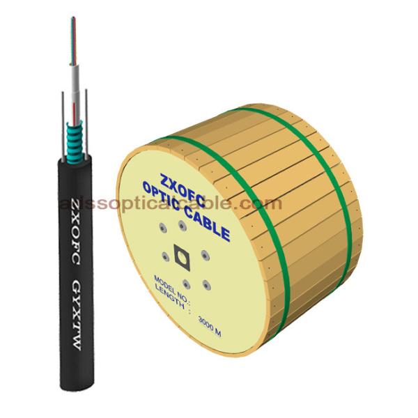 Singlemode GYXTW 12core Armoured Fiber Optic Cable G652D