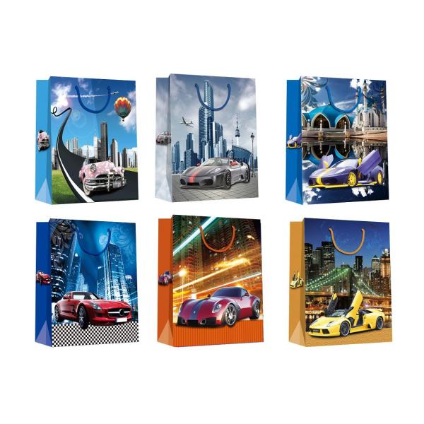 Custom Matt Laminated Paper Carrier Bags