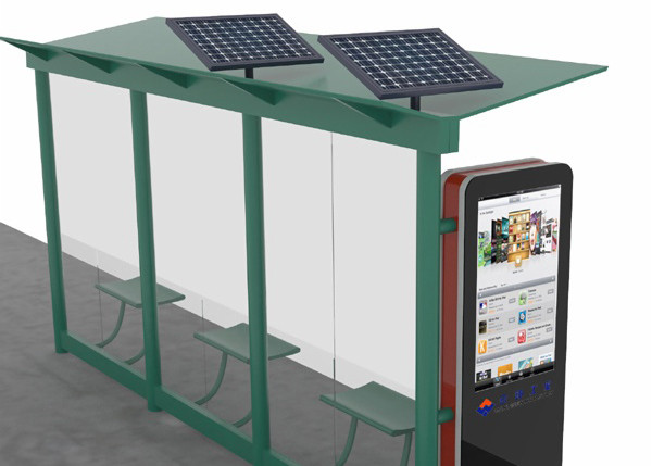 42 Inch Active Matrix TFT LCD Digital Signage for Bus Shelter Advertising