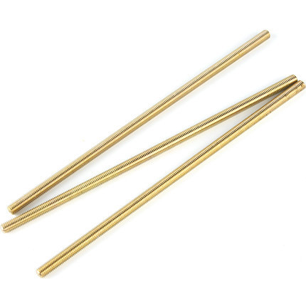 ASTM 3/8 1/2 1 Meter Yellow Zinc Plated Color Threaded Steel Rod For Metal Building