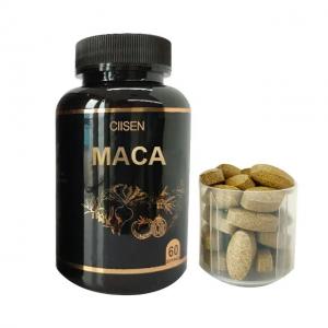  OEM customized Black Maca tablets capsules pills for Men Power energy enhancement MACA Tablets Energy Manufactures