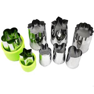 China Vegetable Cutters Shapes Set (8 Piece) - Cookie Cutters Fruit Mold Cheese Presses Stamps for Kids Shaped Treats Food on sale