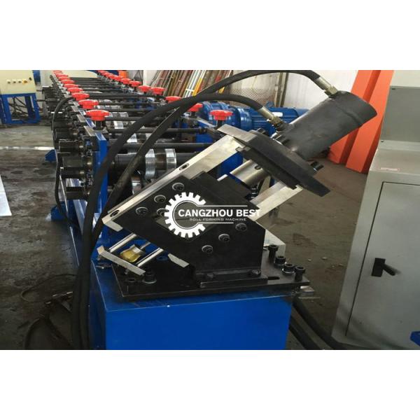 PU Foamed Roller Shutter Door Machine  Slat Roll Forming Machine 5.5kw