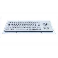 Customizable Compact Small Kiosk Industrial Keyboard With Optical Trackball for sale