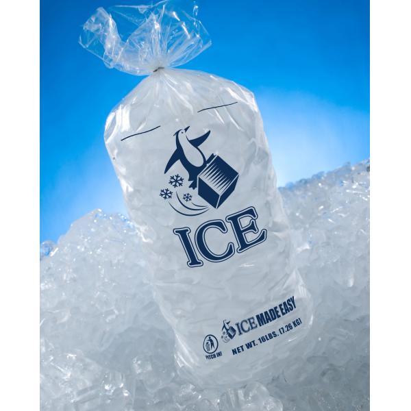 Thick 38 micron 48 micron Reusable Ice Bags Disposable Food Garde