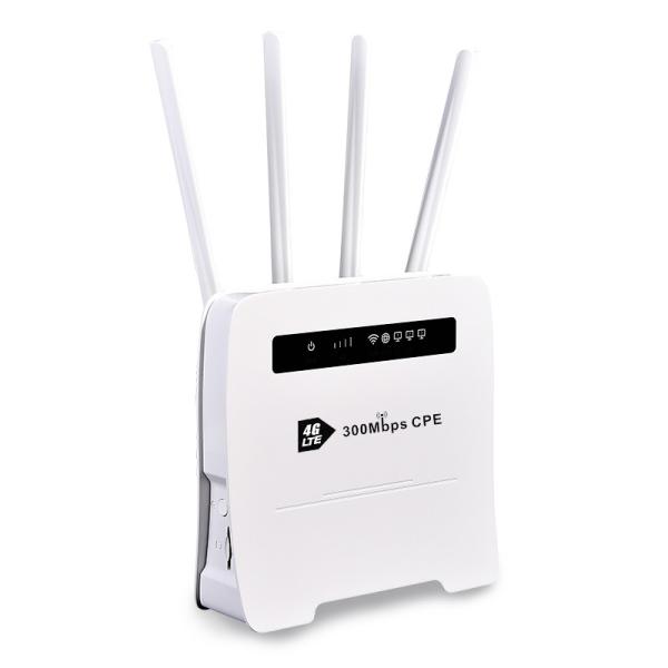 Unlock 300Mbps Cat 6 CPE 4G LTE Modem CPE Wifi Router Wireless LTE 4G WiFi Router With 4000mah Battery