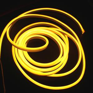  Super bright micro flexible led neon tube rope light strips yellow 2835 smd lighting silicone neonflex 24v Manufactures