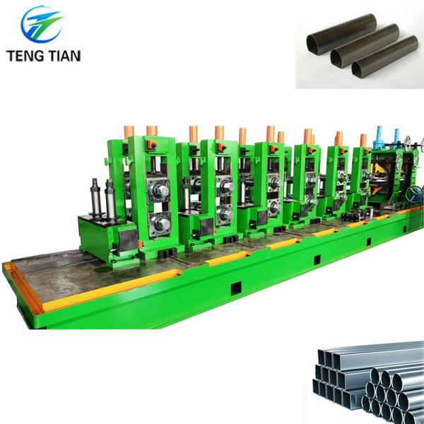 Galvanized Steel Tube Making Machine with Cold Saw Cutting