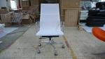 Reclining Mesh Modern Classic Office Chair High Back Genuine Leather Swivel