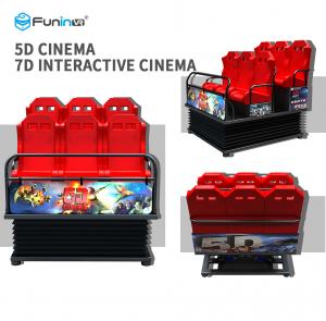  Motion Chair 5D 6D 7D 9D Cinema Kino Equipment For Amusement Park Manufactures