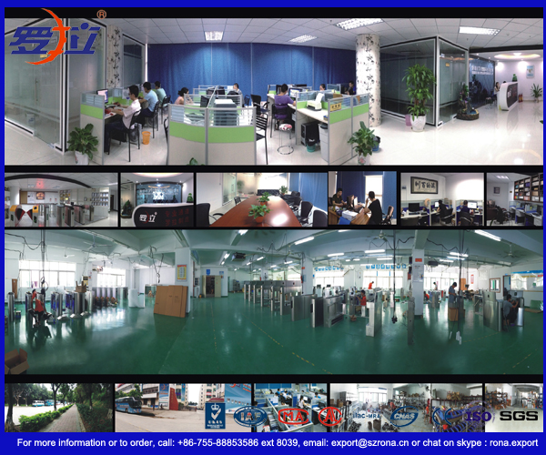 Bar Code Ticketing System Access Control Tripod Turnstile Gate of 304 stainless steel