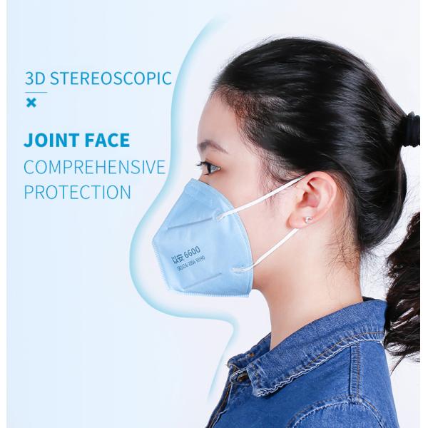 KN95 GB2626 Non Woven 4 Layer Disposable Face Mask With Earloop