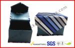 Magnetic Grey Board Apparel Gift Boxes With Silk Cloth Covering , Tie / Perfume