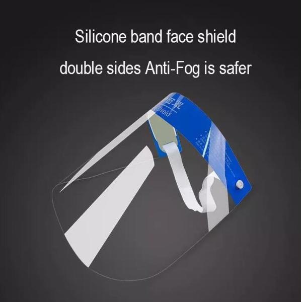 Medical Clear Plastic Face Shield , Protective Face Shield Increased Air Flow