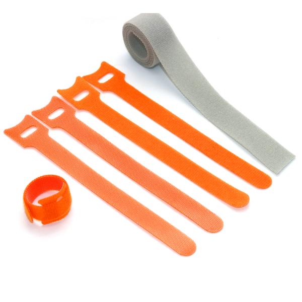 150mm Hook And Loop Cable Tie UV Resistant Customization For Charging Cable