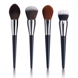  Private Logo Foundation And Powder Brush Set 96mm Long Handle Makeup Brushes Manufactures