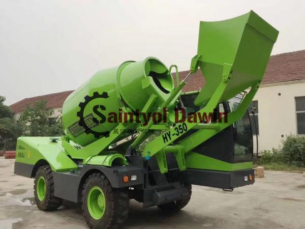 Quality Auto Self Loading Concrete Mixer Truck with PLC Weighing System for sale