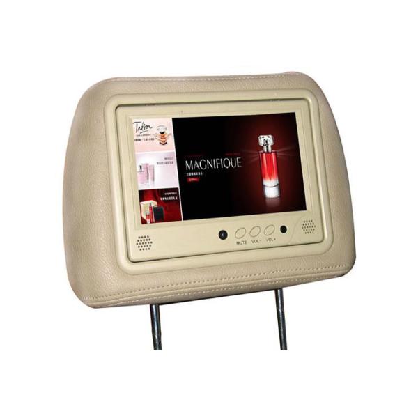 Remote control Car Seat LCD Screen Player With IR Sensor , Memory Card Insert