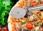 Sanding Polishing Stainless Steel Pizza Cutter With Handle Filler 198 x 67 x