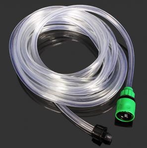  Clear/green tint PVC for easy visual observation abrasion and weathering resistance PVC wire braided hose for sale Manufactures