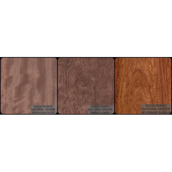 Specially Myanmar Bubinga Red Wood Veneer Natural Irregular Texture