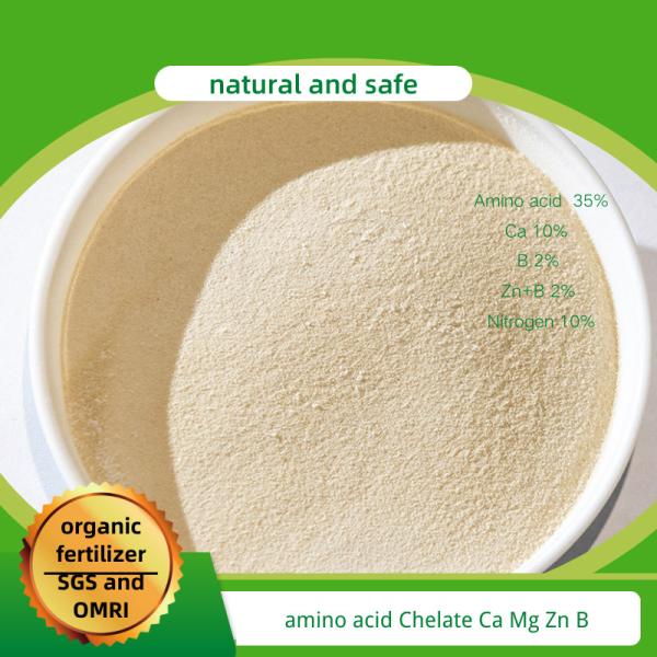 Agricultural Amino Acid Chelate Calcium Magnesium Zinc Boron Organic Fertilizer