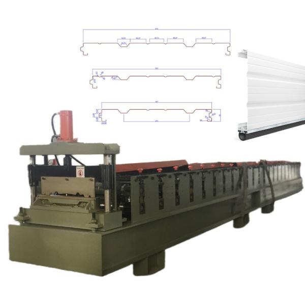 530mm 610mm Width Adjustable Sectional Garage Door Panel Roll Forming Machine