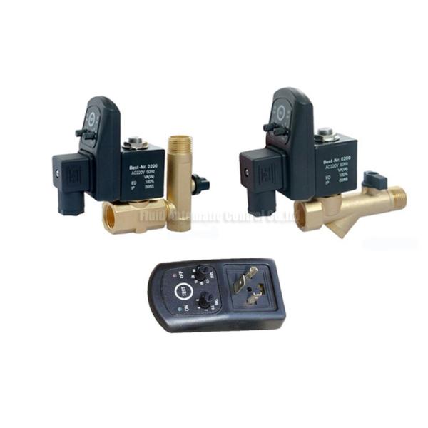 16bar 5mm Brass Timer Automatic Drainer With Strainer Filter and Drainage Valve