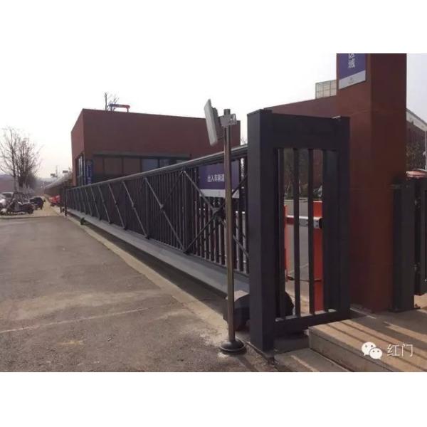 Motorized Automatic Iron Cantilever Sliding Gate With Remote For Industrial
