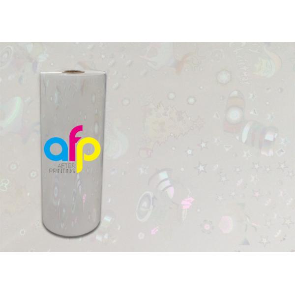Polyester Laser Holographic Film 22 Micron Thickness 10 - 18mpa Compound Pressure
