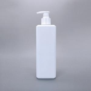  16.7oz 500ml Silver White Plastic Shampoo Pump Bottles Empty Lotion Dispenser For Bathroom Manufactures