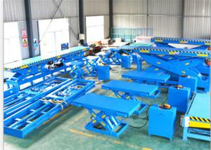  Blue Man Lifting Use Mobile Scissor Lift 4.5m Max Height Safe And Reliable Manufactures