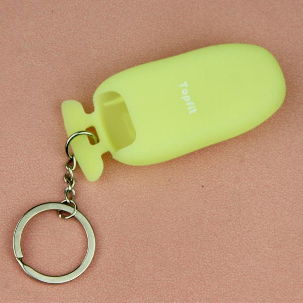 Topfit high quality silicone car fobpocket for Tesla(Yellow)