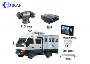  Strong Light Vehicle PTZ Camera Roof Mounted Forensic Display 360 Degree Rotation Manufactures