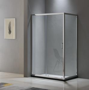 China Aluminium shower enclosure 1200*700 with two sliding doors and one fixed panel on sale