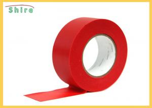  Red Stucco Masking Tape Uv Resistant Polyethylene Tape Outdoor Use Manufactures