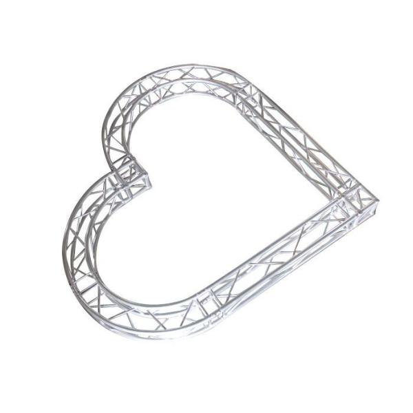 Heart Shaped Stage Lighting Truss Systems Aluminum Alloy 6082-T6 5.30 KG - 21.3 KG
