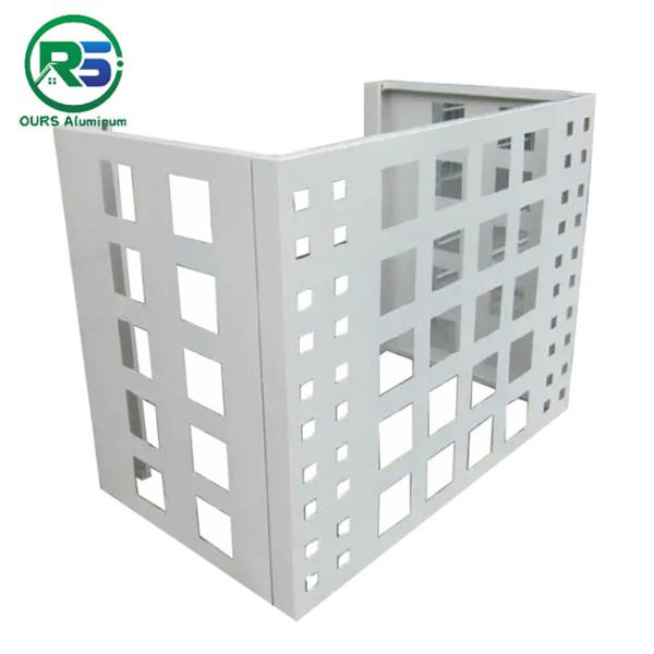 Colorful Air Conditioner Vent Louver With Interior And Exterior Wall