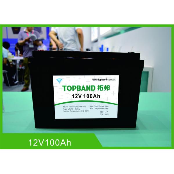 Long Cycle Life Lithium Ion Battery Rechargeable , Lithium Deep Cycle Battery 12.8V