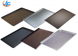  RK Bakeware China Foodservice Aluminumized Steel and Aluminium Baking Tray Sheet Pan Coated Baking Oven Pan Manufactures