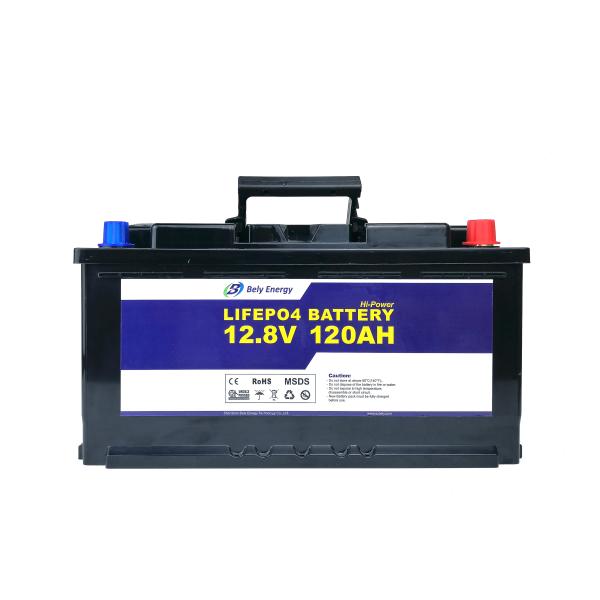 12v 120Ah Deep Cycle Lithium Battery Home Lifepo4 Solar Battery Bank